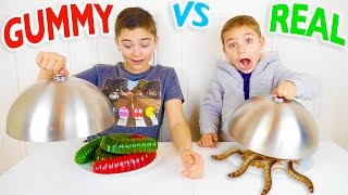 GUMMY FOOD VS REAL FOOD CHALLENGE  Bonbons ou Vraie Nourriture [upl. by Call]