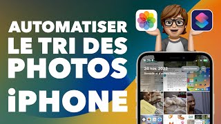 Tri automatique des photos iPhone grâce à un raccourci  • App RACCOURCIS [upl. by Mathews374]