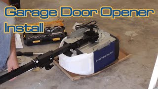 Chamberlain Chain Drive Garage Door Opener Overview amp Install [upl. by Palmira]