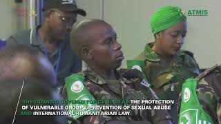 ATMIS KDF officers conclude training on civilian protection in conflict situations [upl. by Tiphani]