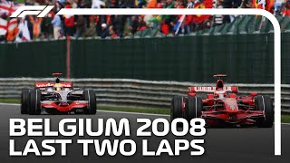 An Utterly Insane Final Two Laps at Spa  2008 Belgian Grand Prix [upl. by Anaihsat536]