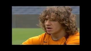 Conceptos defensivos en quotLa clase del Barça Puyol y Oleguer la defensaquot [upl. by Rona498]