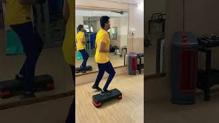 Aerobic Stepper Exercise is highintensity cardio workout stepperworkout cardio shorts fitness [upl. by Annis481]