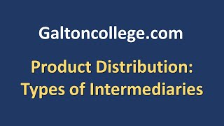 Product Distribution Types of Intermediaries [upl. by Aholah]