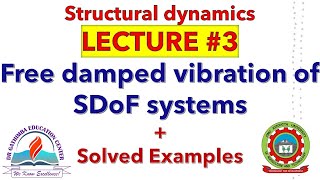 Chapter 2 Free Vibration of Single  Degree – of – Freedom Systems [upl. by Rudie]