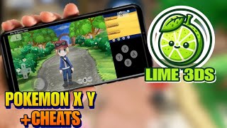 EMULADOR LIME 3DS  POKEMON X Y cheats [upl. by Cram398]