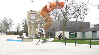 Backside flips goed leren in bree [upl. by Minny]