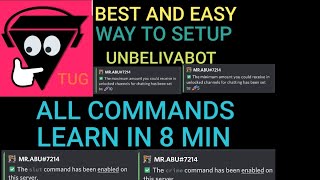 how to setup unbelievaboat  all commands  part1 [upl. by Mihar209]