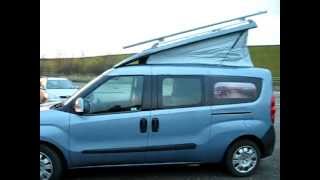 FIAT DOBLO CAMPER ELEVATING ROOF [upl. by Ymer]