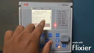 ABB REF615 Relay Fault Report Checking Process [upl. by Layor]