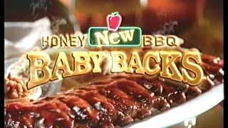 Applebees Honey BBQ Baby Backs Commercial from 2004 [upl. by Temple973]