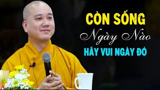 CÒN SỐNG NGÀY NÀO hãy VUI NGÀY ĐÓ  Pháp Thoại Thầy Thích Pháp Hòa [upl. by Crosse235]