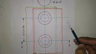 How To Draw A Single Riveted Lap Joint Machine Drawing Edusquad [upl. by Elleirua432]