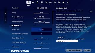 Fortnite  DirectX11 vs DirectX12 vs Performance mode  Side by side comparision  RTX 3050 4GB [upl. by Ahtelat46]