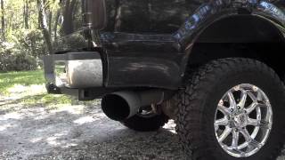 64 powerstroke straight pipe KEM tuned [upl. by Itsym]