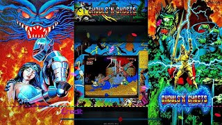 Ghouls N Ghosts arcade RG Cube full gameplay [upl. by Della538]