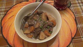 Simple Crock Pot Beef Stew Recipe [upl. by Bores]