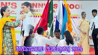 Investiture Ceremony 2024  Merit Day  StAnns Matric School  Panagudi [upl. by Alimaj]