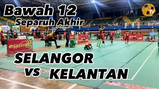 Persaingan sengit Selangor vs Kelantan U12 [upl. by Yrrok786]