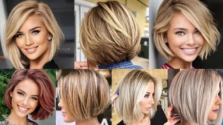 Outstanding Short Hairstyles For Ladies With Amazing Blondes Hair Coloring Styling For Fall 2024 [upl. by Winthorpe]