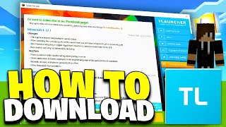 How to Install TLAUNCHER the EASY WAY FOR MINECRAFT [upl. by Ayahs681]