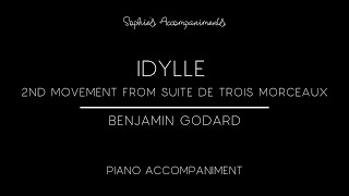 Idylle from Suite de trois morceaux by Benjamin Godard  Piano Accompaniment [upl. by Isman]