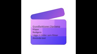 Clipchamp Videoredigeringsprogrammet gratisversionen  grunderna för att börja redigera dina videor [upl. by Notsa]