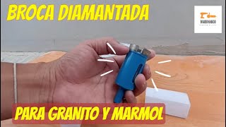 ✅BROCA DE NUCLEO SINTERIZADA PARA GRANITO Y MARMOL✅ [upl. by Groeg]