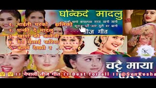 Superhit Nepali Teej Geet Collection । Best Nepali Teej Songs 2081 Chatta Maya Farara Nepali music [upl. by Randi]