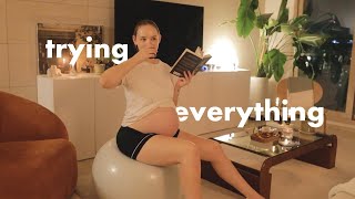 trying natural labor induction methods 👼🏻 9 months pregnant in Korea vlog [upl. by Maxantia386]