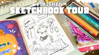 ☆✷Sketchbook Tour✷☆  Aug 22  Oct 23 [upl. by Lodovico817]