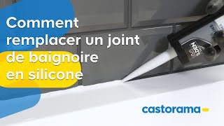 Comment remplacer un joint silicone  Castorama [upl. by Millham]