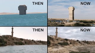 Unbelievable Euphrates River Water Level Comparison in the same Spot 2020 vs 2024 [upl. by Xineohp552]