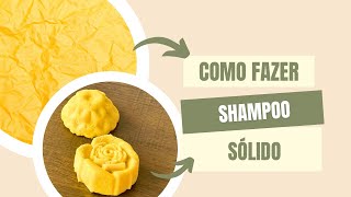 Receita de Shampoo Sólido Natural [upl. by Tomasina972]