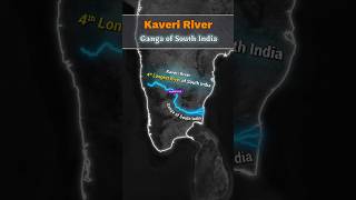 Kaveri River amp Its Major Tributaries shorts shortsfeed kaveri river india upsc ssc knowledge [upl. by Rovner575]