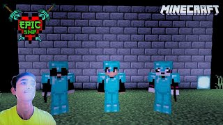 I MAKE DIAMOND ARMOUR EPIC SMP [upl. by Kerrie]