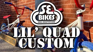 2018 SE BIKES CUSTOM LIL QUAD 16quot BMX  HARVESTER BIKES [upl. by Nyla]