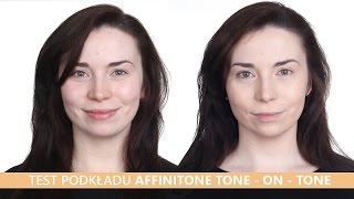 TEST  PODKŁAD MAYBELLINE AFFINITONE TONE ON TONE [upl. by Ametaf180]