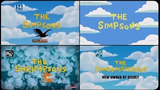 THE SIMPSONS Full Opening Sequence Evolution amp Variations  Updated Version 20 [upl. by Aennaej]