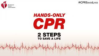 Hands Only CPR Video  Live Training Version [upl. by Anassor]