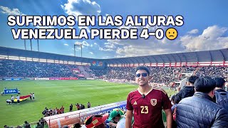 A MAS DE 4000 metros y un40Venezuela sufre en El Alto⚽ Ante Bolivia futbol bolivia venezuela [upl. by Eintruoc]