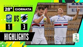 Feralpisalò vs Sampdoria 13  Successo importante per il Doria  HIGHLIGHTS SERIE BKT 2023  2024 [upl. by Arluene133]