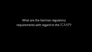 Regulatory Spotlights on Brexit  ICAAP [upl. by Elrebmik]