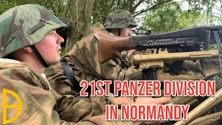 WW2 German Reenactment 21st Panzer Division In Normandy 1944 [upl. by Olegnaed]