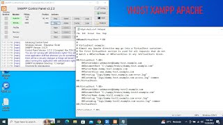 config Vhost domain in apache xampp windows [upl. by Karl980]