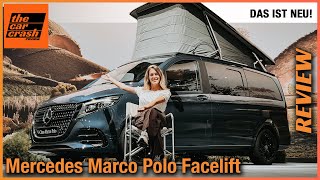 Mercedes Marco Polo Facelift 2023 Alle Infos zum neuen Van auf VKlasse Basis Review  Test  POV [upl. by Pierre]