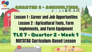 TLE 7 Q2 Week 1Career and Job OpportunitiesAgricultural Tools Farm Implements and Farm Equipment [upl. by Thorlie163]