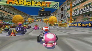 Impressive Delfino Square Custom Track in Mario Kart Double Dash [upl. by Maltz363]