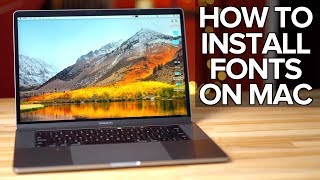How to Install Fonts on Mac [upl. by Edme]