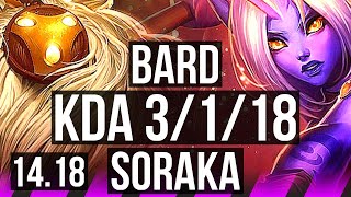 BARD amp Varus vs SORAKA amp KaiSa SUP  3118 800 games  NA Master  1418 [upl. by Neelak868]